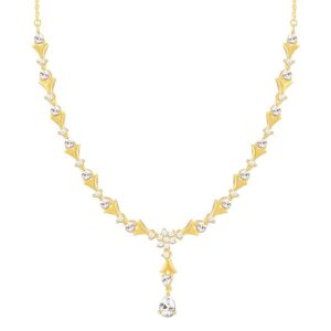 GIVA 925 Silver Golden Glinting Joy Zircon Pendant| Necklace to Gift Women & Girls | With Certificate of Authenticity and 925 Stamp