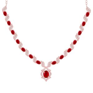 Silver Rose Gold Pretty Woman Necklace